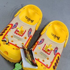 Crocs x Beatles Yellow Submarine Classic Clogs Mens 12 New Limited Rare